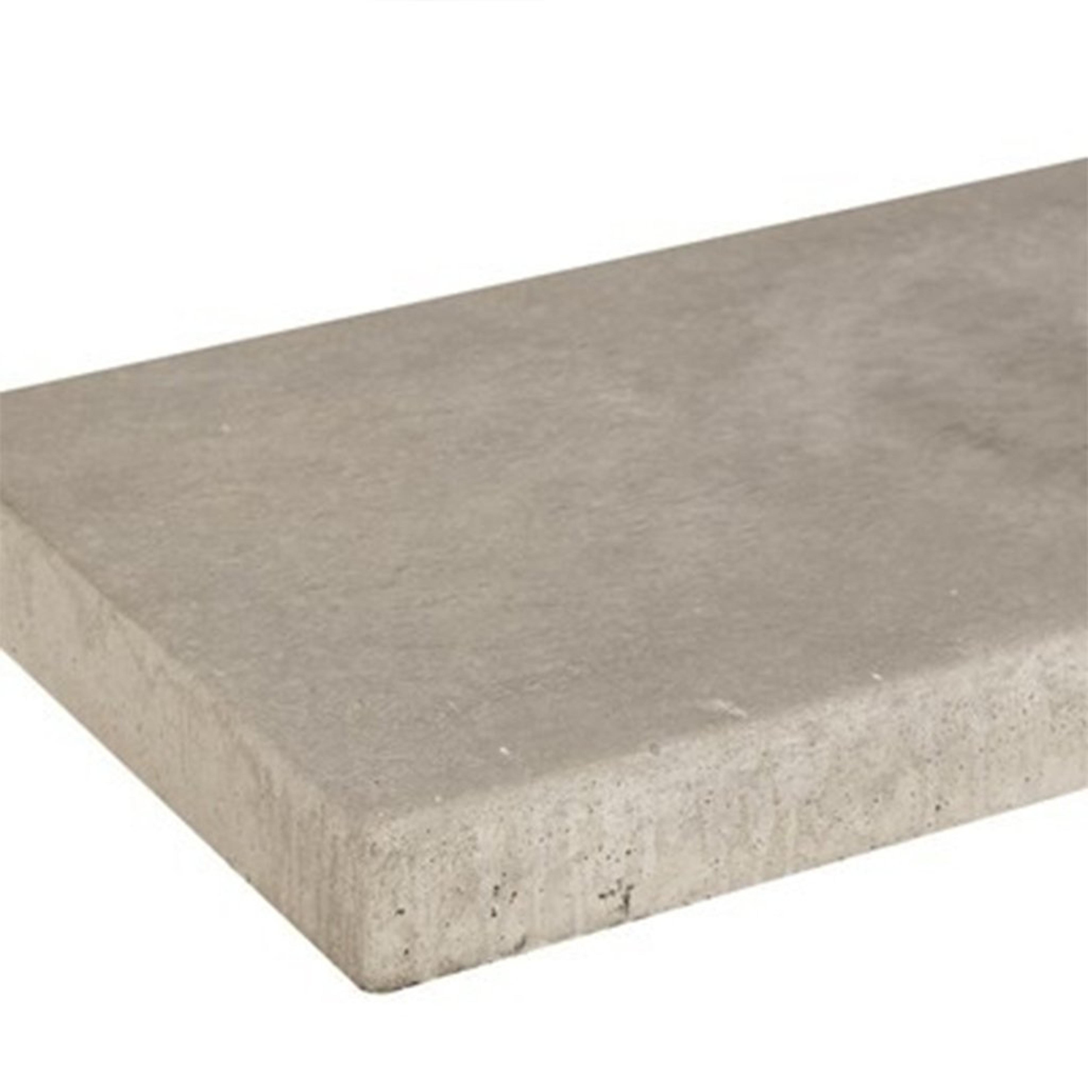 6" Concrete Plain Smooth Gravel Board