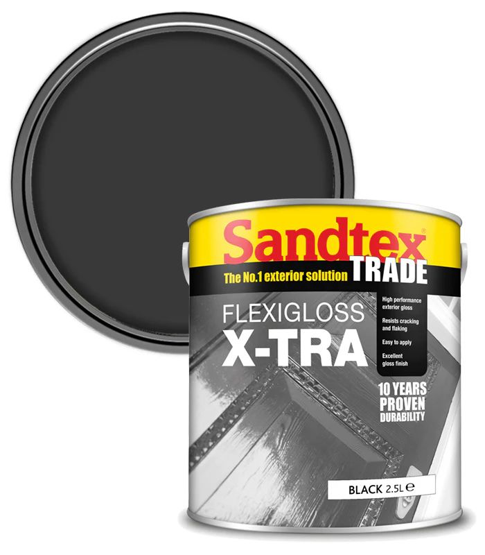 Sandtext Flexigloss Xtra Black 2.5L