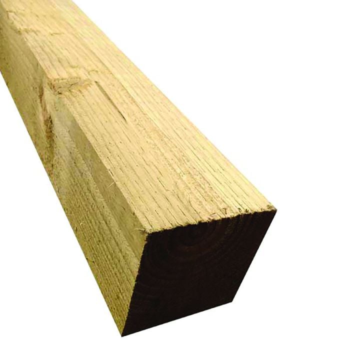 Timber Post Green (Fence) 75 X 75 X 3000mm