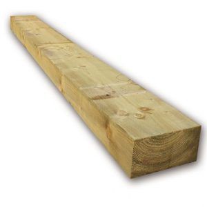 Green Treated Softwood Sleeper 95 X 195 X 2400mm