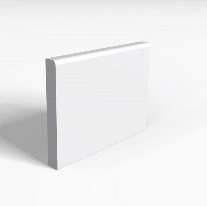 18 x 44MM Round 1 Edge (9mm Rad) Architrave - 4.4mtrs (MDF Bullnose)