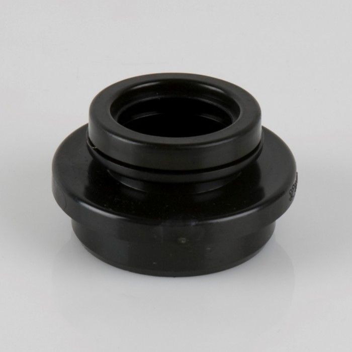 BW5B - 40mm Angled Waste Adaptor Black