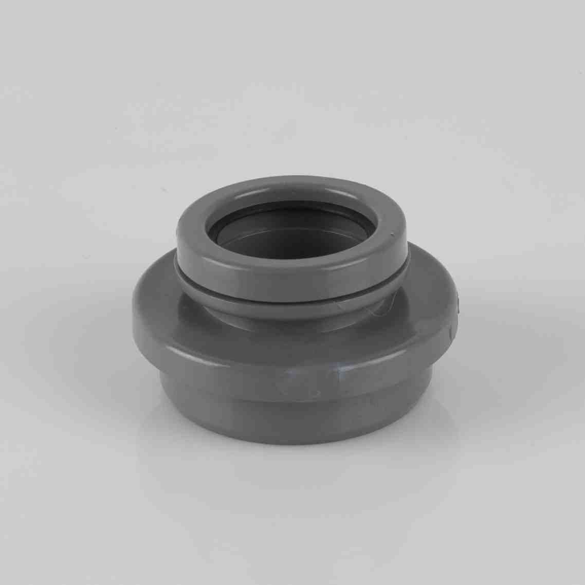 BW5G - 40mm Angled Waste Adaptor Grey