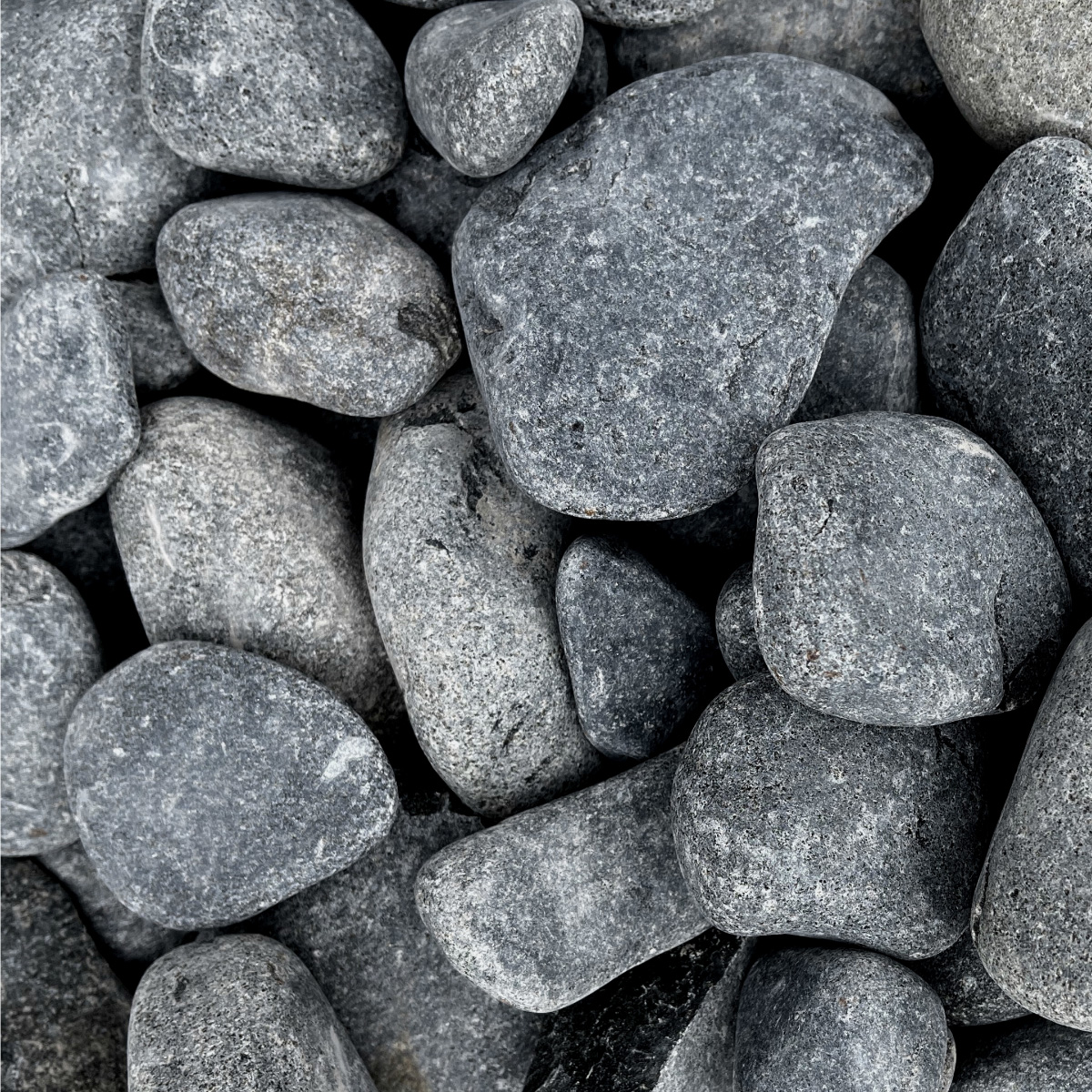 Bulk Bag Ebony Cobbles 60-120mm
