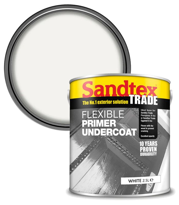 Sandtex Flexible Primer Undercoat White 2.5L (5041042)