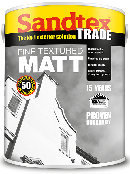 Sandtex High Build White 15K