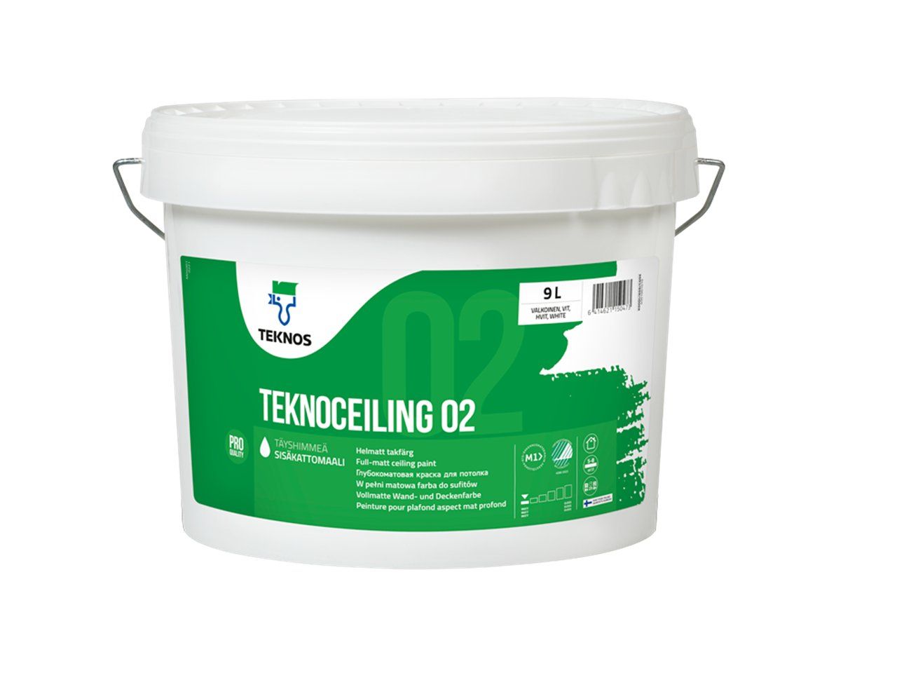 Teknos Teknoceiling 02 White Ceiling Paint 9L