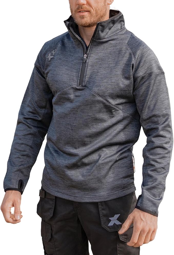 Xpert Pro Half Zip Tech Fleece Grey XXL